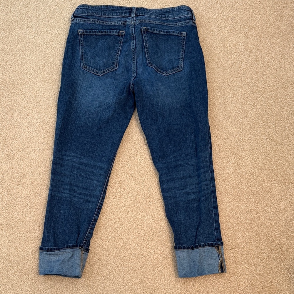 GAP Factory Dark Blue Ankle Jeans - Picture 3 of 6
